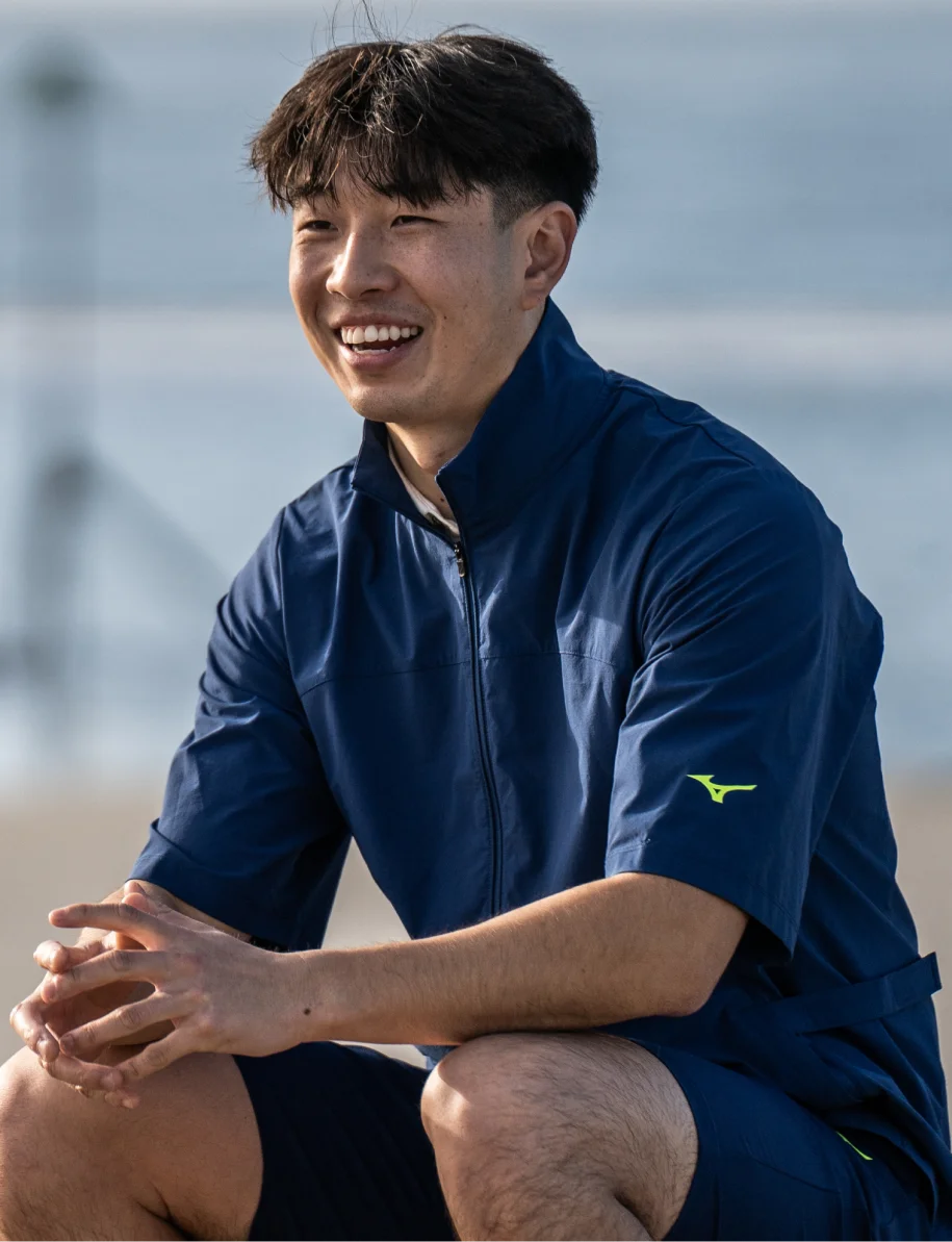Mizuno Motion Half Zip Waterrepellent Light Wind Top